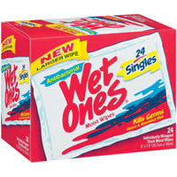 Wet Ones Wipes Anti Bacterial Towelettes - 24 Ea